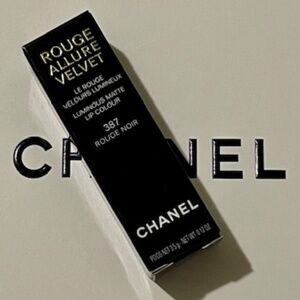 NWT - CHANEL 387 Rouge Noir Luminous Matte Lip Colour - HARD TO FIND